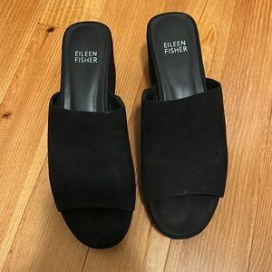 Like new Eileen Fisher open toe clog